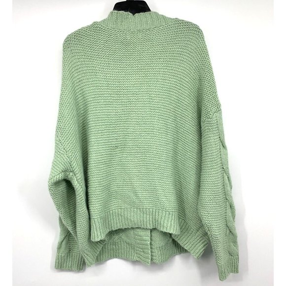 a.n.a Cardigan Green Button Down V Neck Long Sleeve NWT - Picture 7 of 9